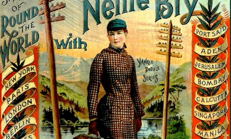 Jules Verne und Nellie Bly