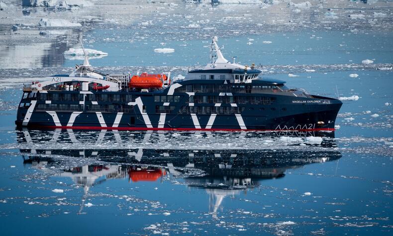 luxuriöse antarktisreise magellan explorer aircruise