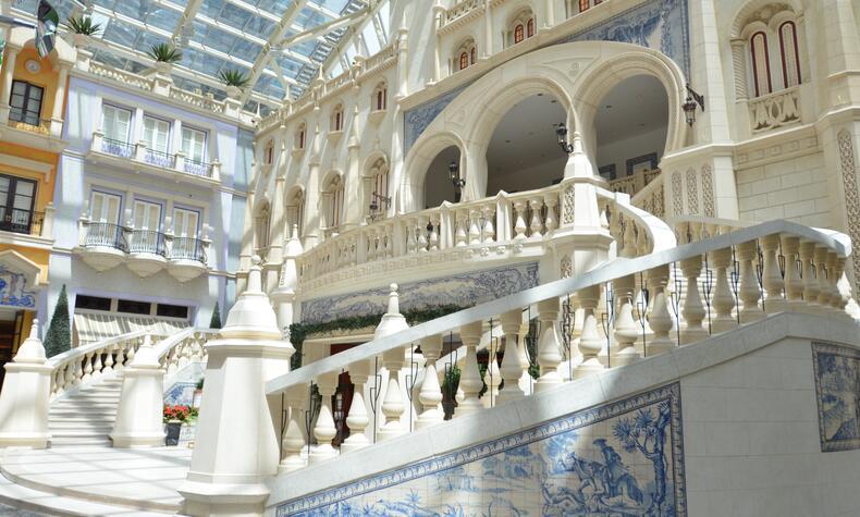 Innenansicht des MGM-Casinos auf der Grande Praça. Foto: MGM