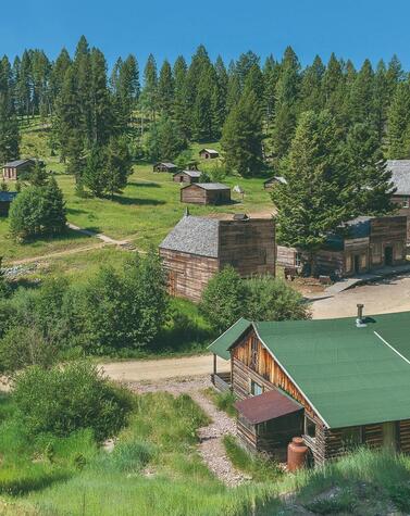 Die Geisterstadt Garnet Ghost Town. familienausflug amerikanischer Westen amerikanischer Westen Geisterstadt Garnet Ghost Town