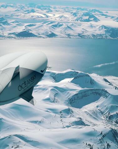 nachhaltige Luftfahrt Luftschiff oceanSky