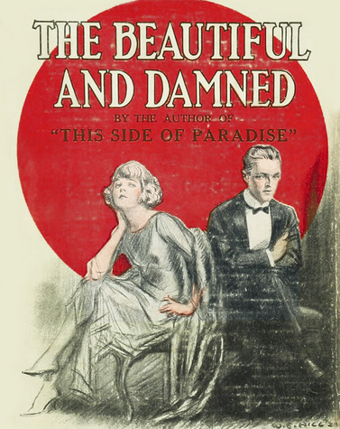 Originalumschlag einer der ersten Ausgaben des Romans von F. Scott Fitzgerald. die schöne und verdammte f scott fitzgerald