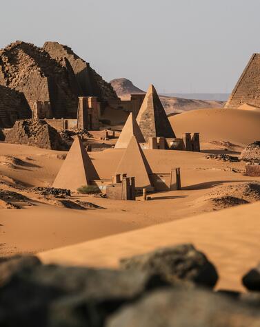 Pyramiden von Meroë, Sudan