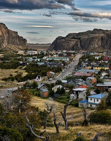 Die Ortschaft El Chaltén. Foto: Gonzalo Gimeno.
