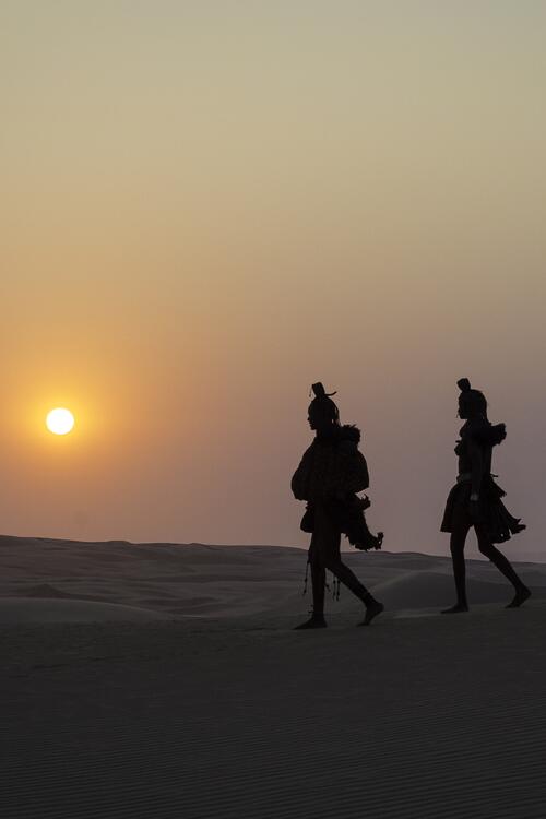 Hymbas in der Serra Cafema. Foto: Wearewilderness. Hymbas in der Serra Cafema. Foto: Wearewilderness. Safari Namibia.