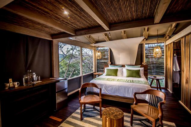 Die Bungalows befinden sich mitten im Dschungel. luxusreisen Nachhaltiger Tourismus Nicaragua Nicaragua Familie Poncon
