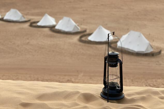 abgelegene Luxusreisen Oman Wüstencamp