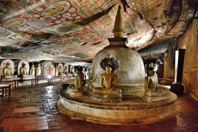 reisen luxusinsel sri lanka spiritualität geschichte dambulla buddha-tempel.