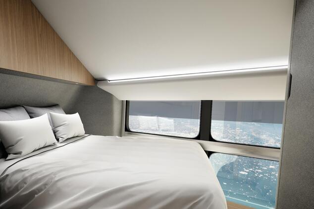 reisen Luxus-Luftschiff Nordpol Arktis entfernt Nordpol OceanSky.