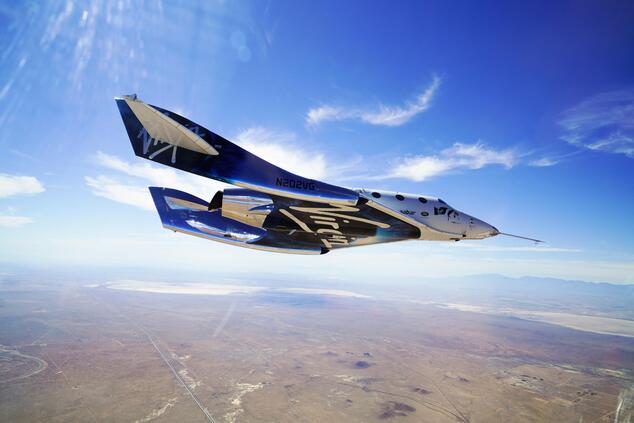 reise ins Weltall mit Virgin Galactic unity 22