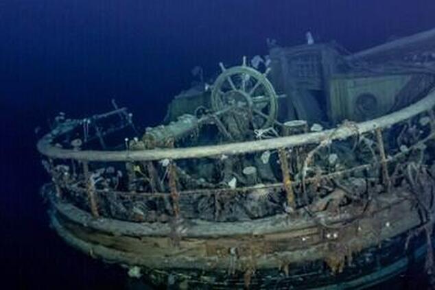Der Rumpf des Schiffes wurde in einer Tiefe von etwa 3.000 Metern gefunden. ausdauer ernest shackleton antarktis