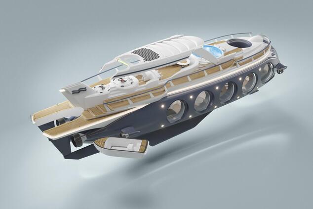 Die Nautilus ist ein Konzept, das der Vorläufer der Unterwasser-Safaris sein könnte.