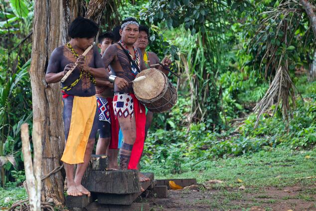 emberá panamá dorf