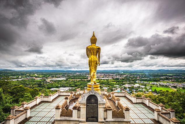 Wat Phrathat Khao Noi ist ein buddhistischer Tempel in der nördlichen Region Thailands.