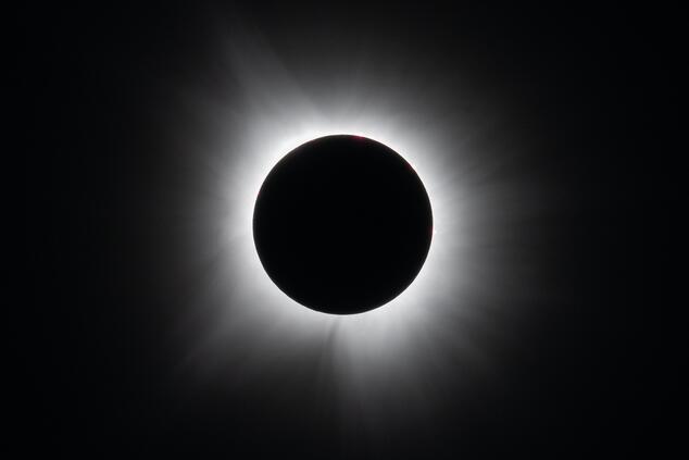 Foto: NASA. Sonnenfinsternis