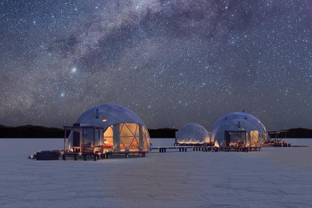 Salinas Grandes, Jujuy, Argentinien. 