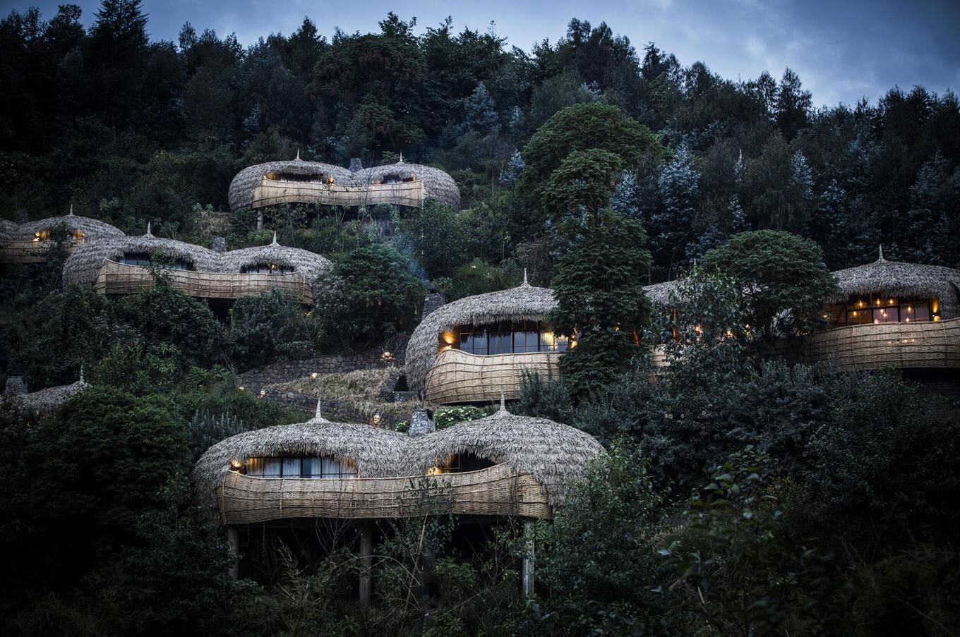 reisen Luxus Bisate Lodge Trekking Gorillas Ruanda