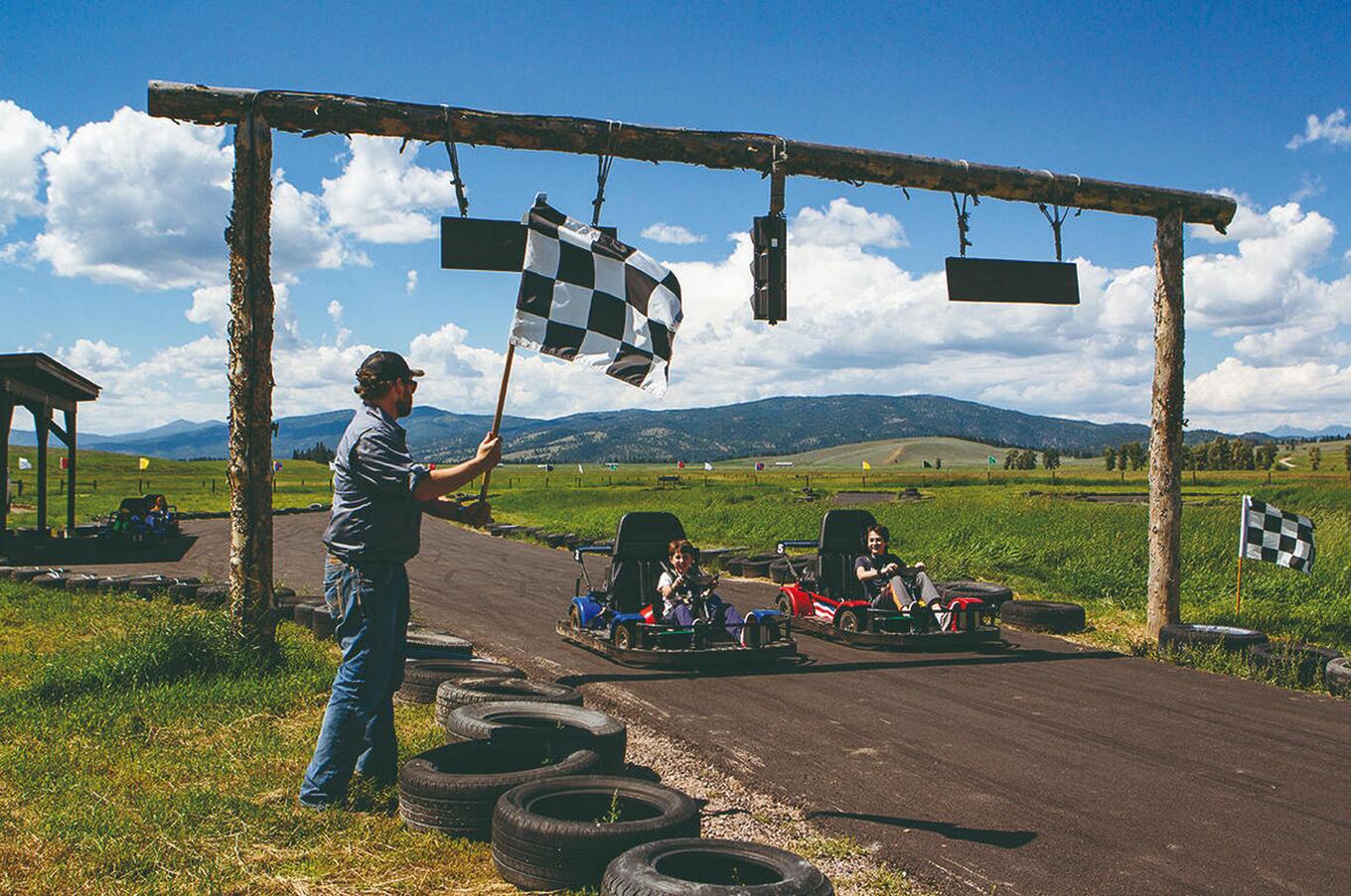 luxuriöse familienreise erfahrung american west karting experience