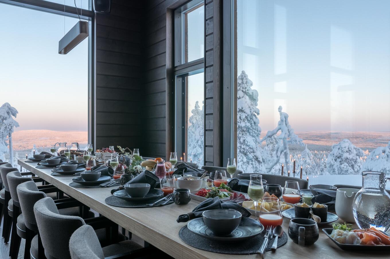 luxuriöse Polarlicht-Lappland-Octola-Reise