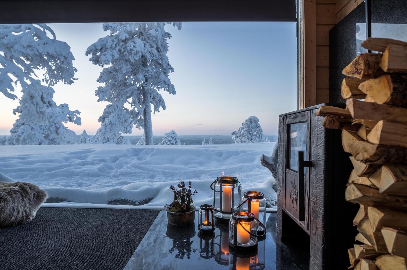 luxuriöse Polarlicht-Lappland-Octola-Reise