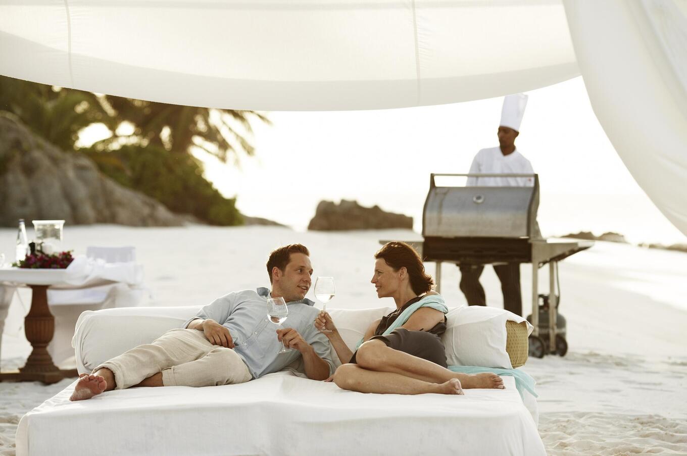 fregate island seychellen strand