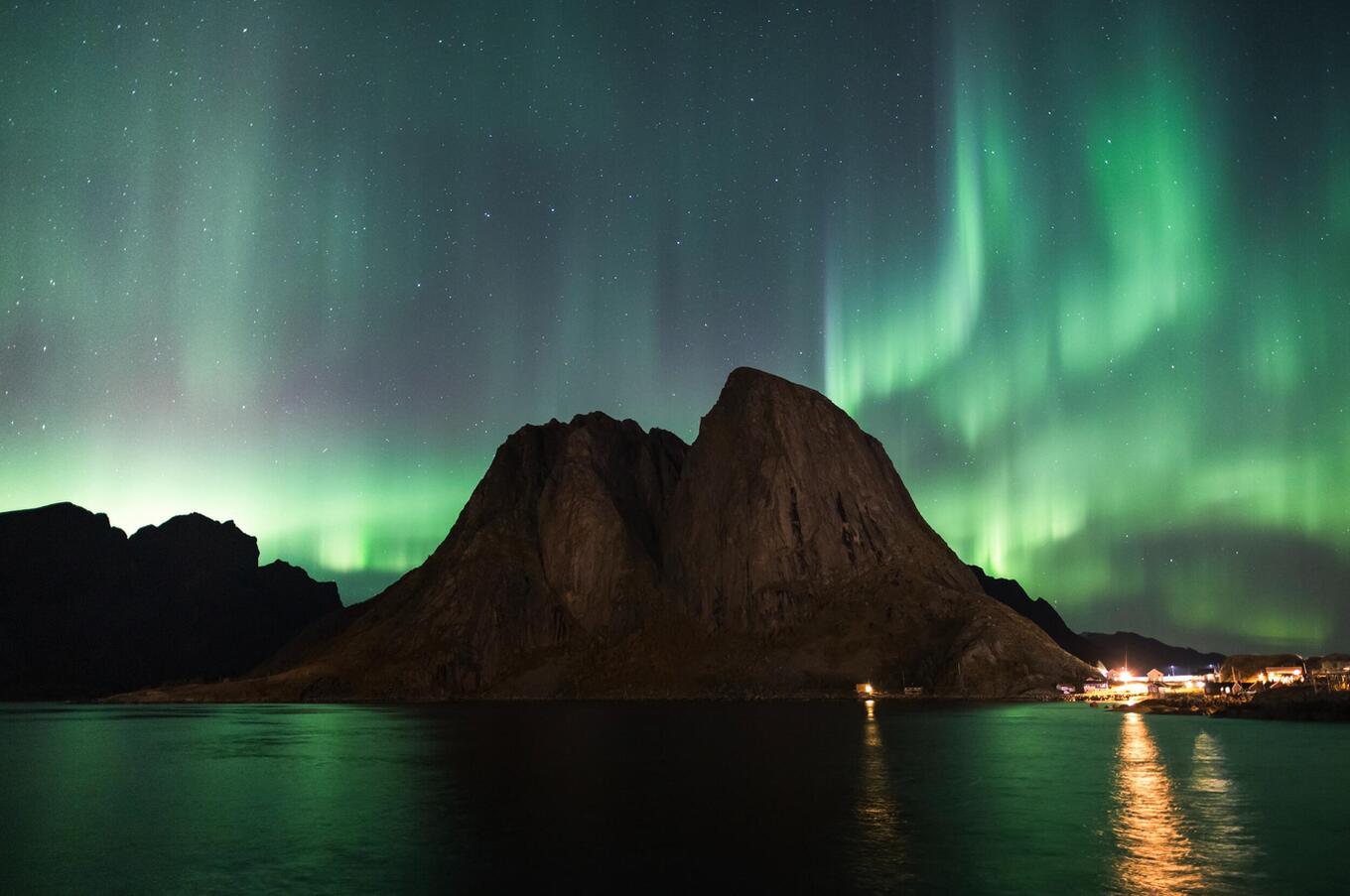 spitzbergen reise nordlicht