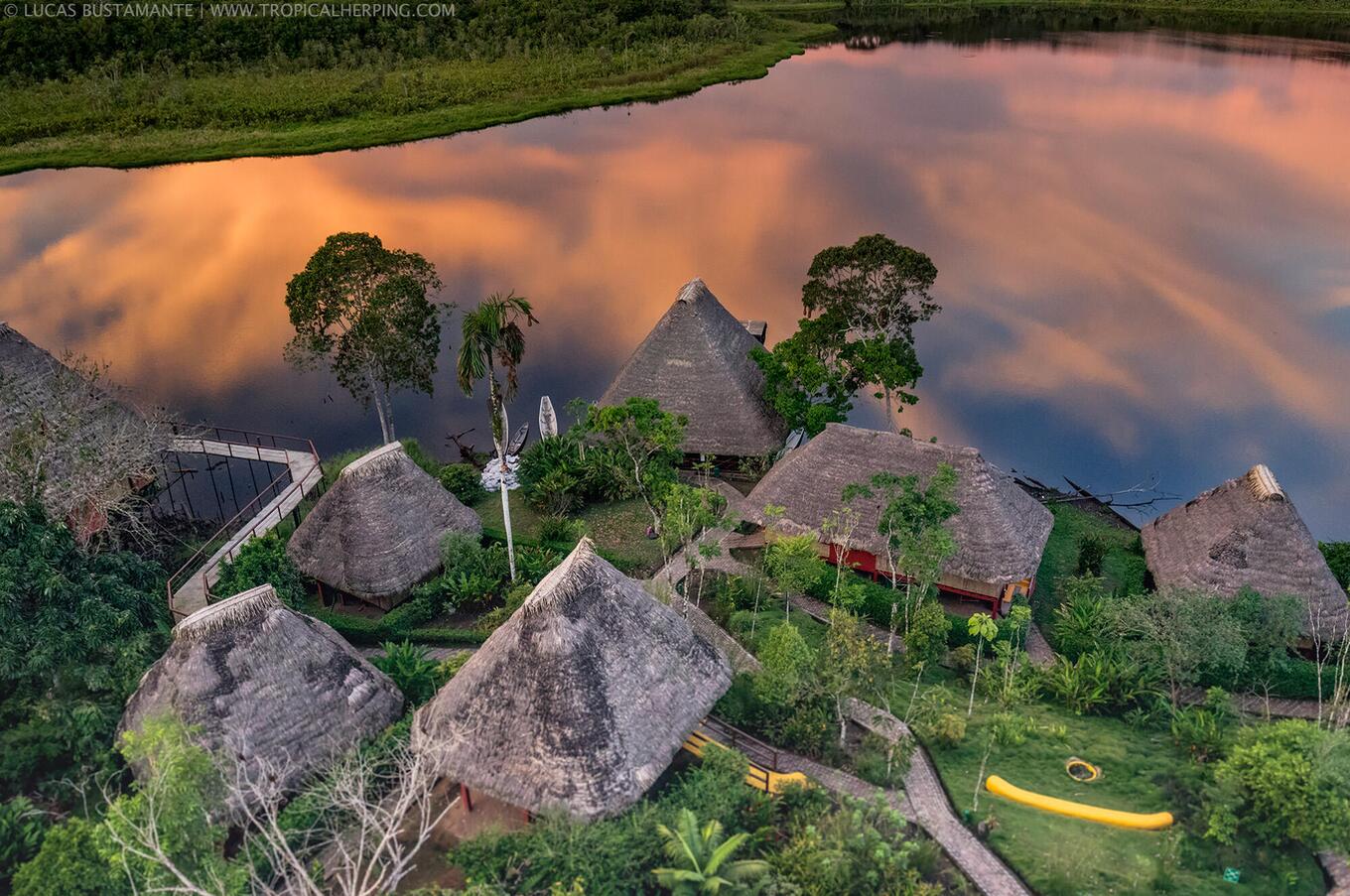 Napo Wildlife Center aus der Vogelperspektive