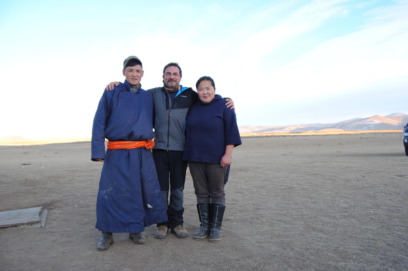 Nach der Arktis ist die Mongolei das Lieblingsziel von Francesc Bailón. Auf diesem Bild mit den Nomaden in der Wüste Gobi.