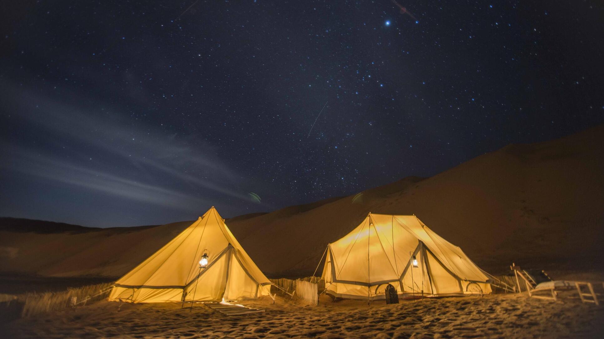 abgelegene Luxusreisen Oman Nacht in der Wüste