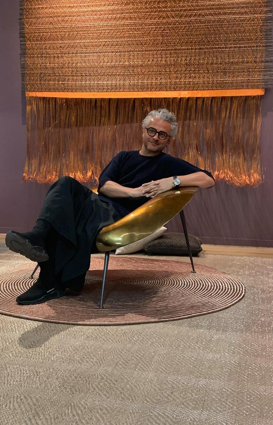Für Lizarazo ist Textildesign eine lustige Art, Architektur zu machen. jorge lizarazo designer luxustextilien Kolumbien